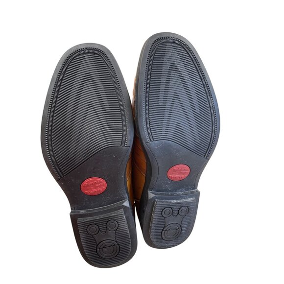 Gravity Defyer mens brown leather slip on loafers shoes SIze 8 SKU 8426 - Picture 14 of 16